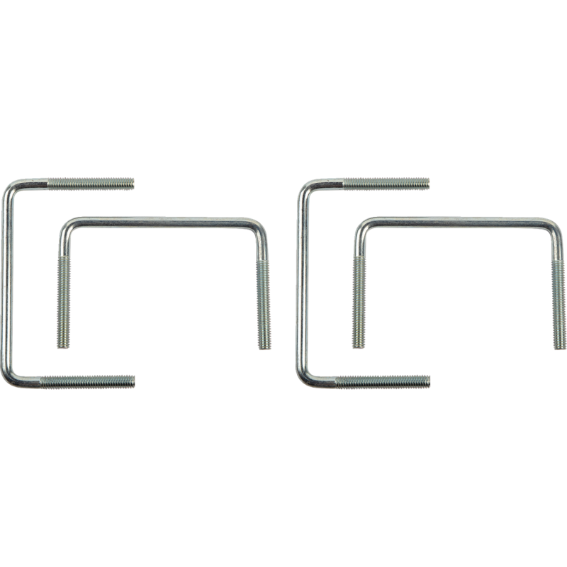 Square U-Bolt 5/16" x 2-1/4" x 4-1/4" (4-Pack)