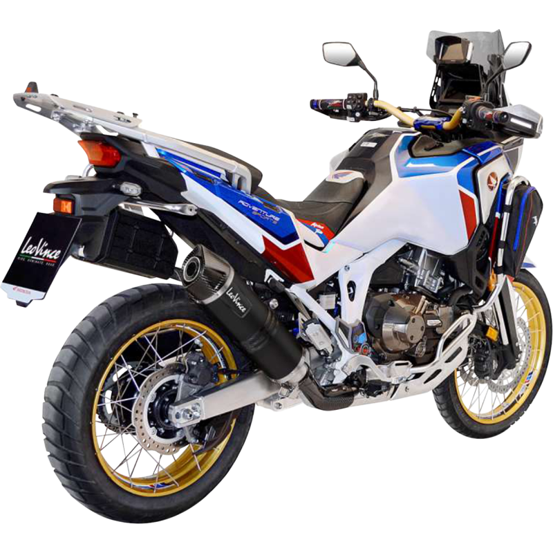 Nero Slip-On Muffler, Black stainless steel, HONDA CRF1100L Africa Twin 20-25