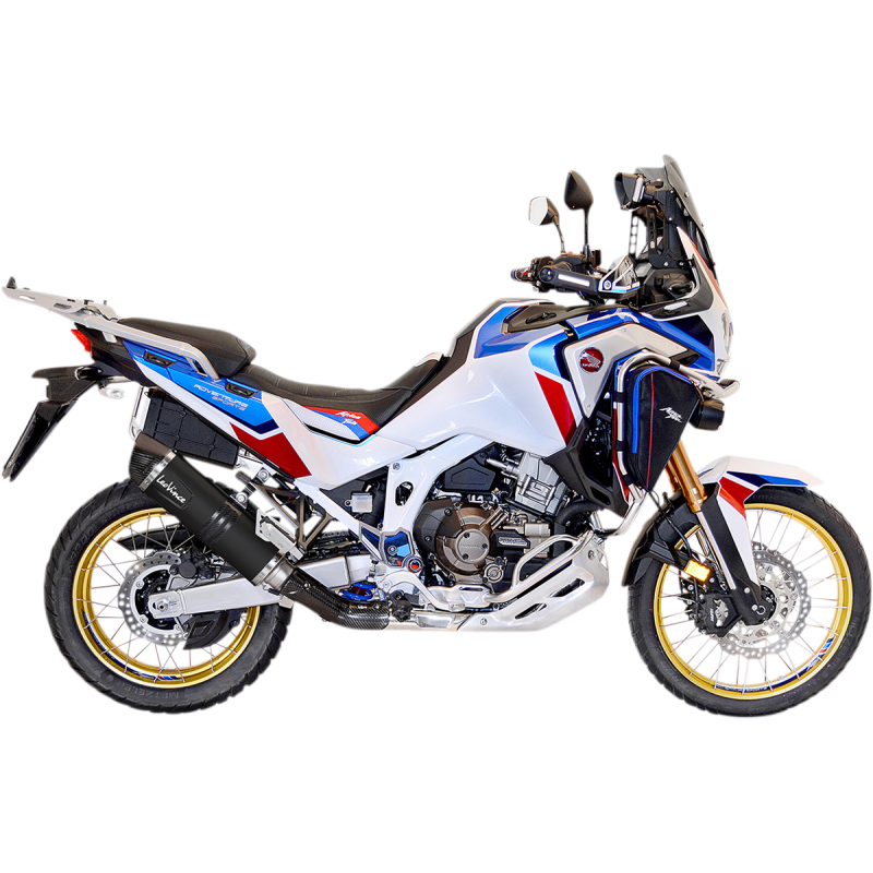 Nero Slip-On Muffler, Black stainless steel, HONDA CRF1100L Africa Twin 20-25