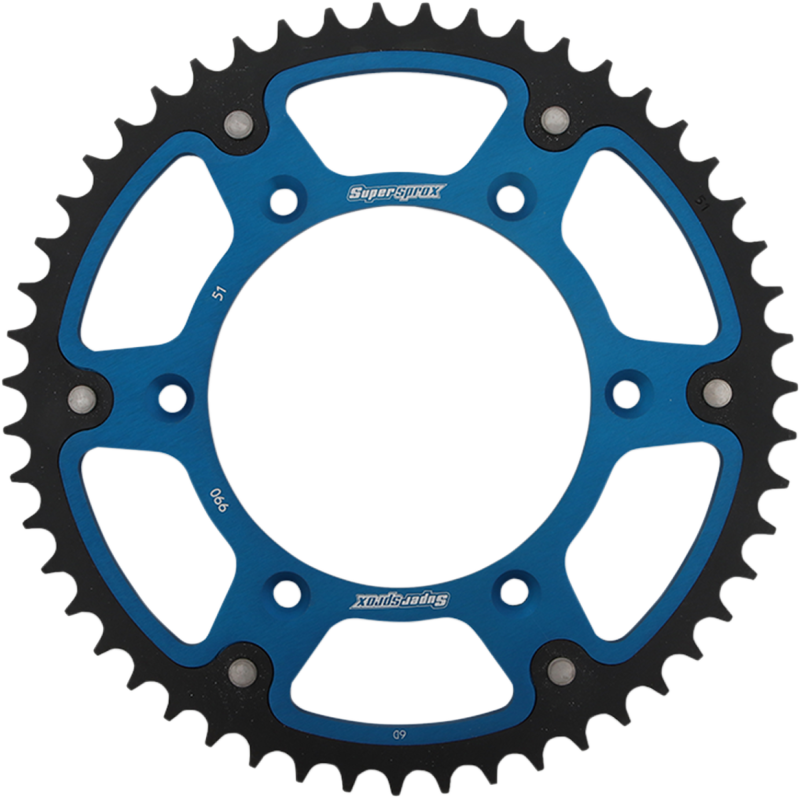 Supersprox Rear Stealth Sprocket 51T (Blue)