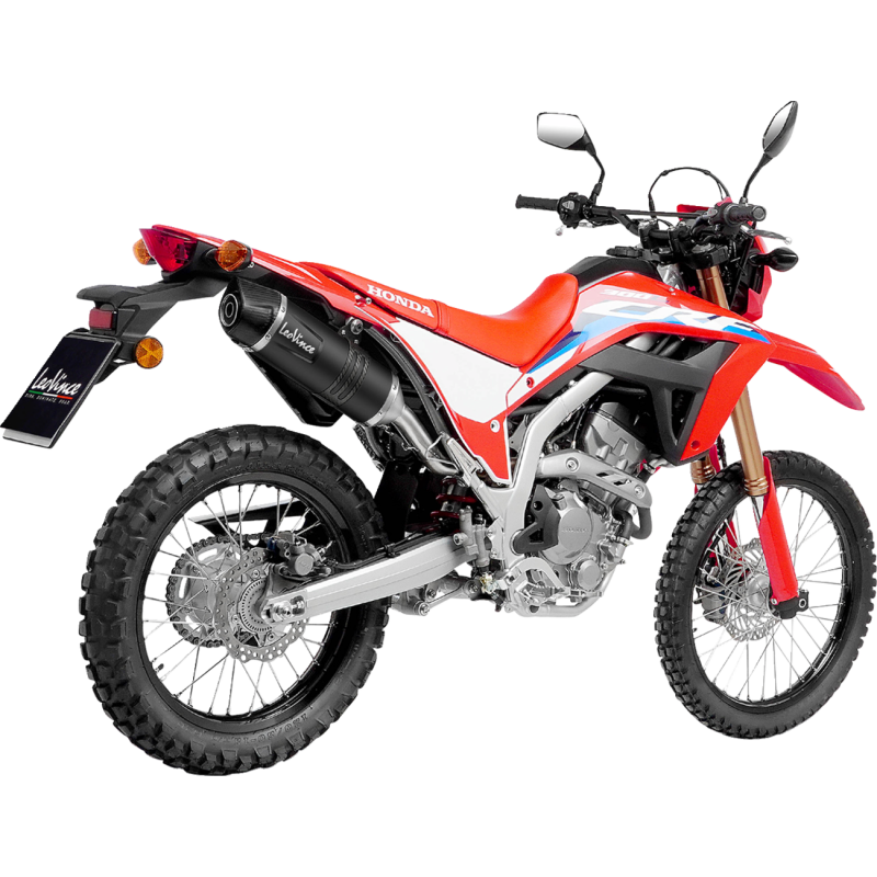 Nero Slip-On Muffler, Black stainless steel, HONDA CRF300L/Rally 21-23