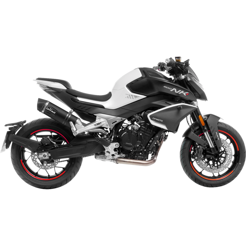 Nero Slip-On Muffler, Black stainless steel, CFMOTO 800NK 23-24