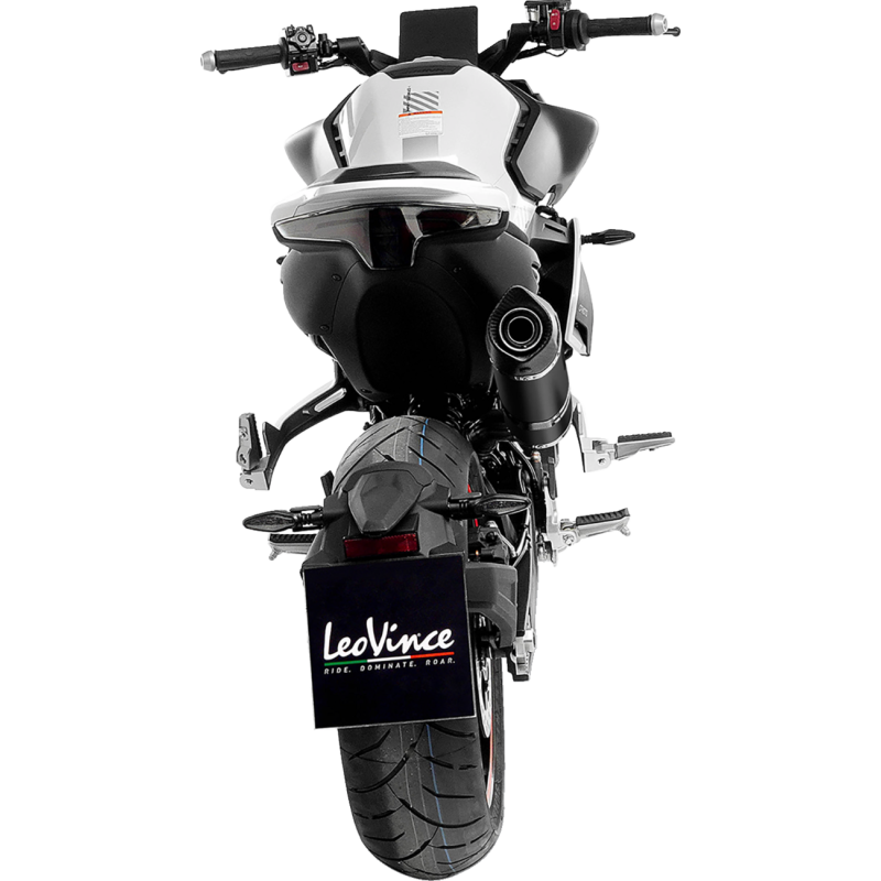 Nero Slip-On Muffler, Black stainless steel, CFMOTO 800NK 23-24