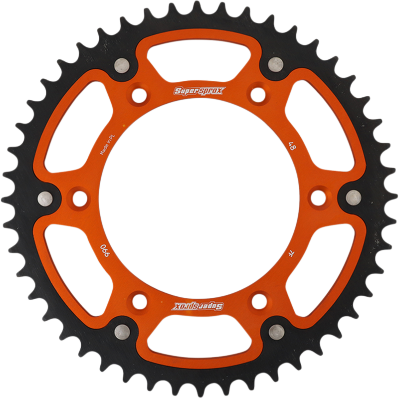 Supersprox Rear Sprocket - 48T Stealth/Orange