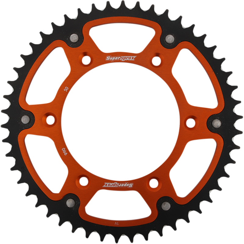 Supersprox Rear Sprocket - 50T Stealth/Orange
