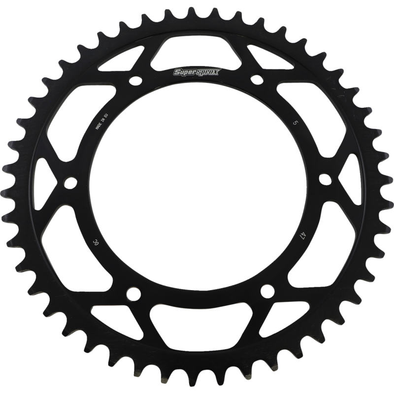 Supersprox 47T Racing Steel Rear Sprocket (Black)