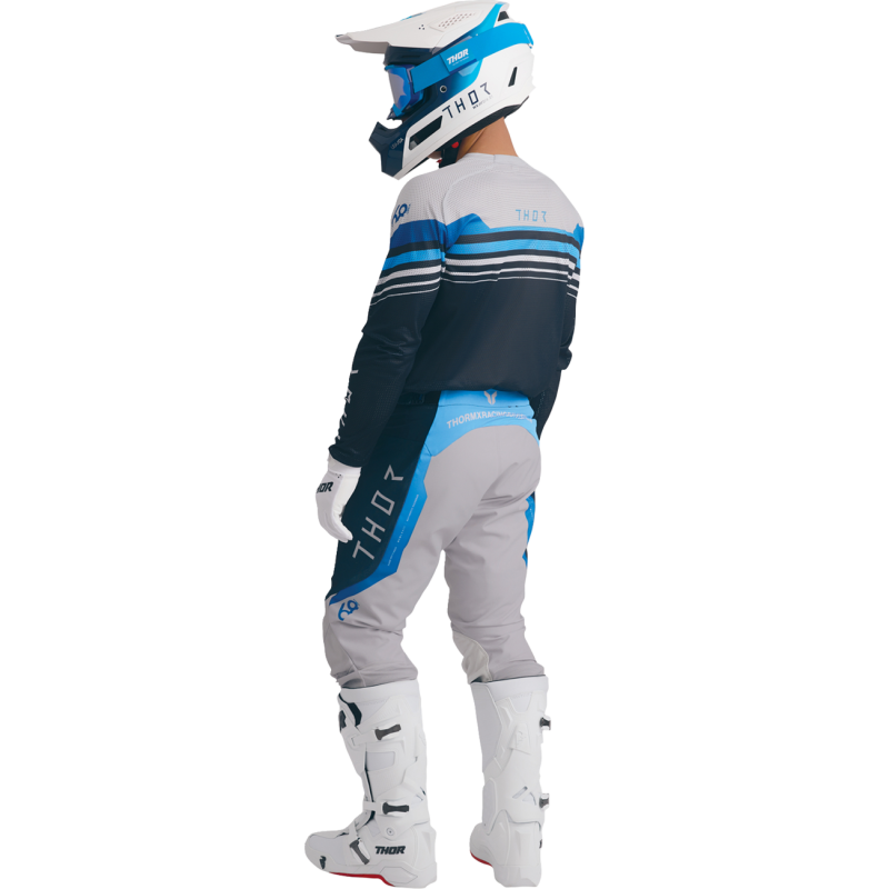 THOR Activate Goggle, Blue/White (Mirror Blue Lens)