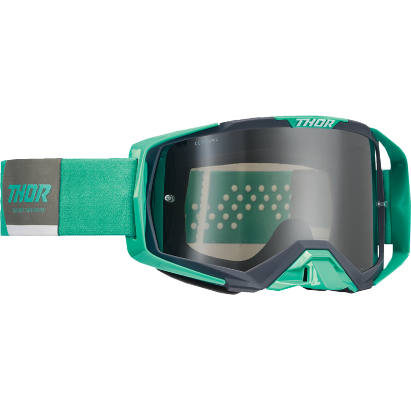 THOR Activate Goggle, Teal/Charcoal (Mirror Smoke Lens)