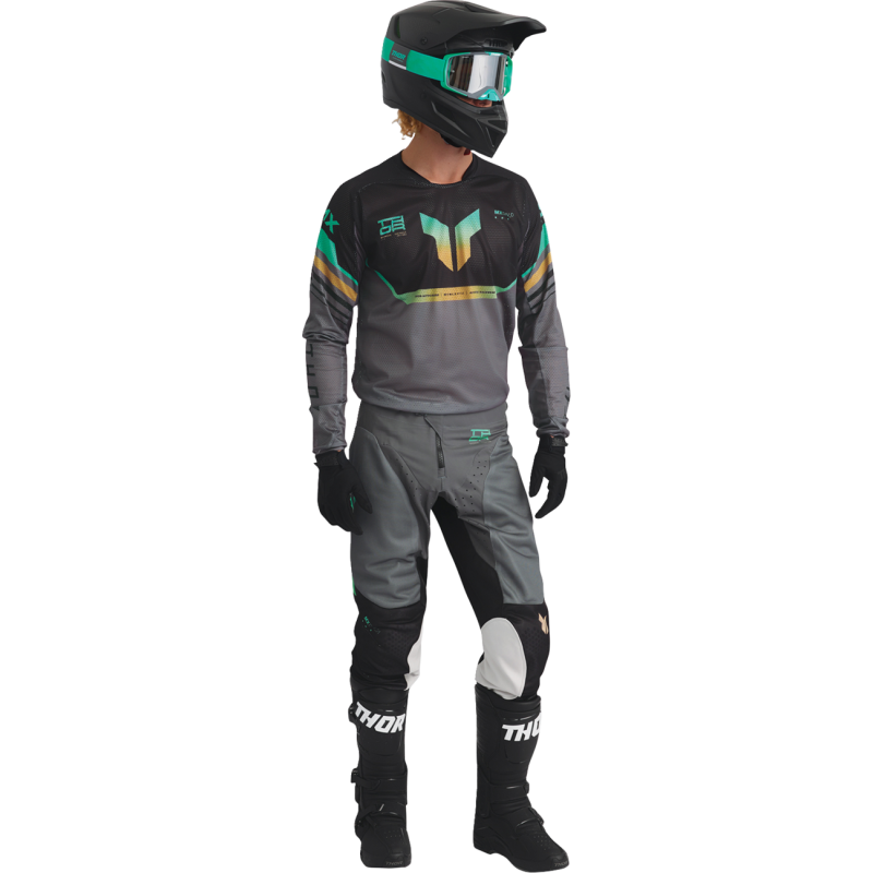 THOR Activate Goggle, Teal/Charcoal (Mirror Smoke Lens)