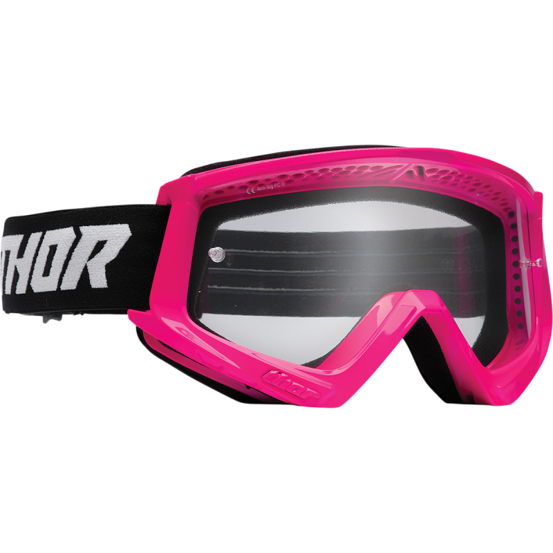 Thor Combat Goggles - Flo Pink/Black