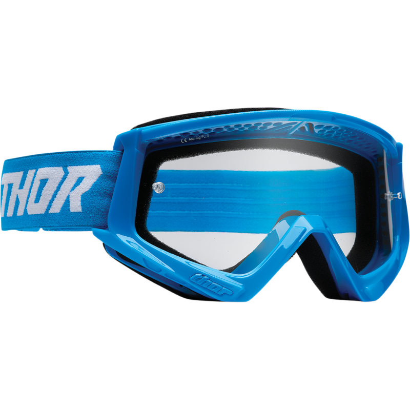Thor Combat Goggles - Blue/White