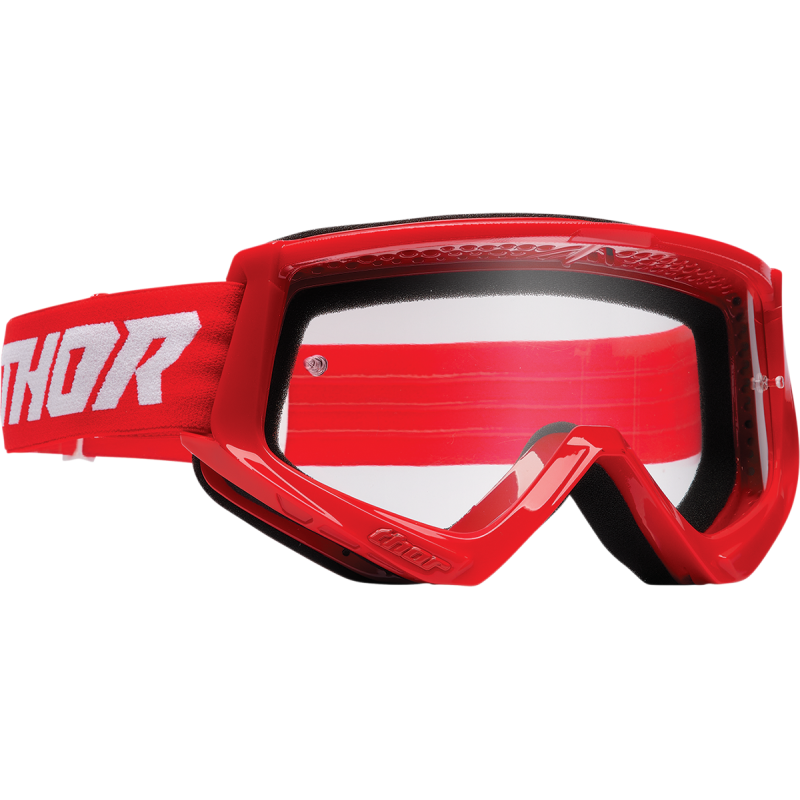 Thor Combat Goggles - Red/White