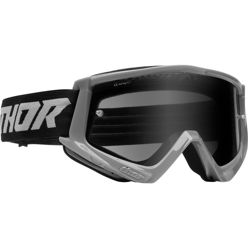 Thor Combat Racer Sand Goggles - Gray/Black