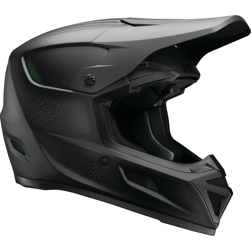 THOR Reflex Sport Carbon Stealth Helmet - Black - Size M