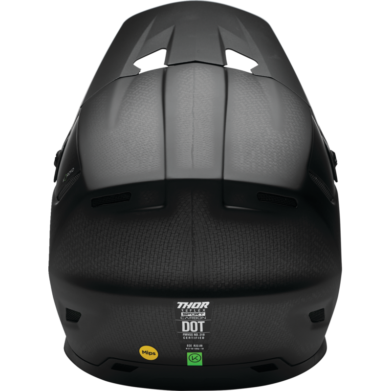 THOR Reflex Sport Carbon Stealth Helmet - Black - Size XL