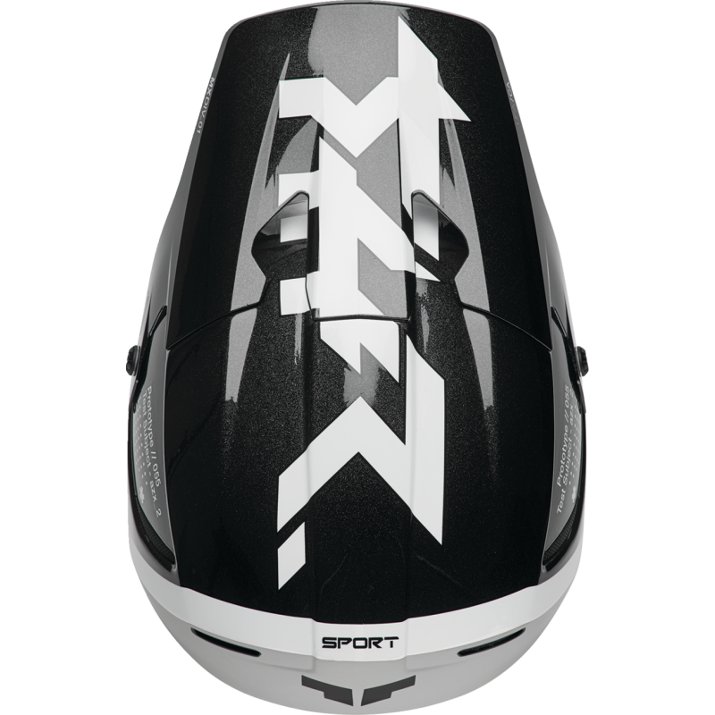 THOR Reflex Sport Composite Helmet, Riot - Black/White, Size 2X