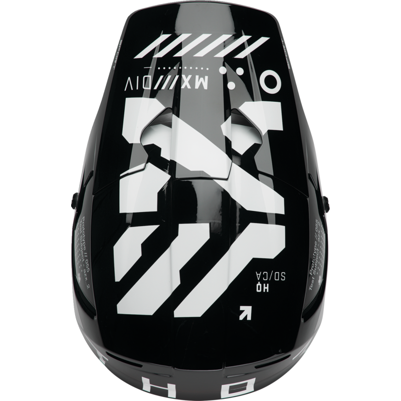 THOR Reflex Sport Composite Helmet, Strike - Black/Red, Size 2X