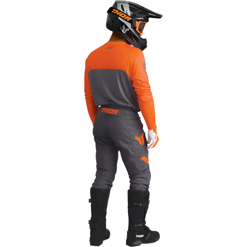 THOR Reflex Sport Composite Helmet, Rogue - Charcoal/Silver, Size S