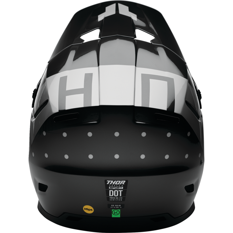 THOR Reflex Sport Composite Helmet, Rogue - Charcoal/Silver, Size M