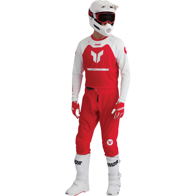 Thor Regiment Goggles - Red/Black (Clear Lens)