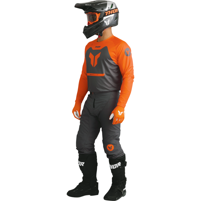 Thor Regiment Goggles - Flo Orange/Black (Clear Lens)