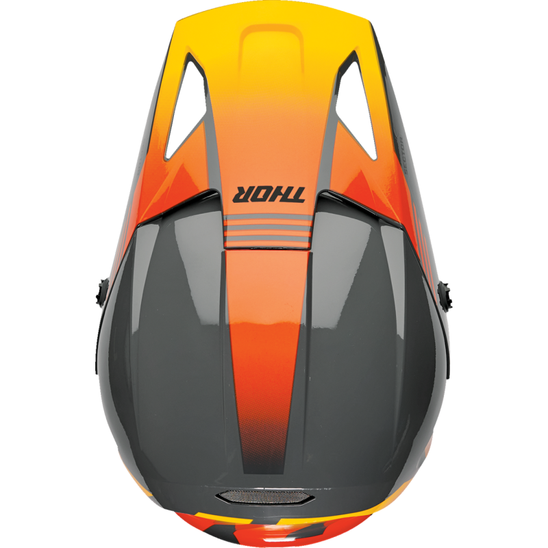 THOR Sector 2 Carve Helmet - Charcoal/Orange - Size 2X
