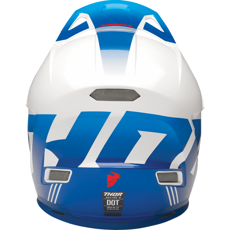 THOR Sector 2 Carve Helmet - White/Blue - Size 2X