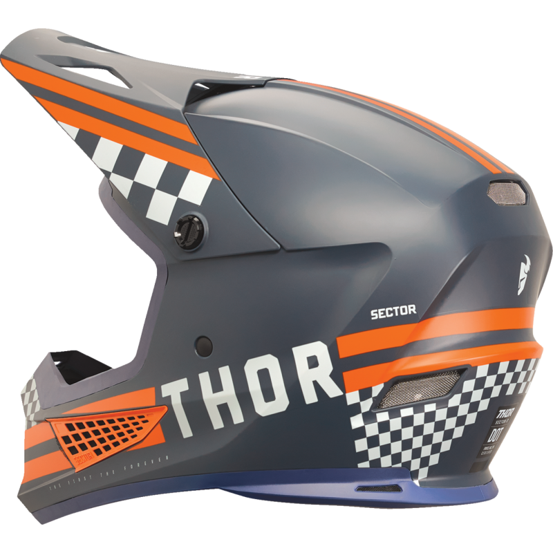 THOR Sector 2 Combat Helmet - Midnight/Orange - Size 2X