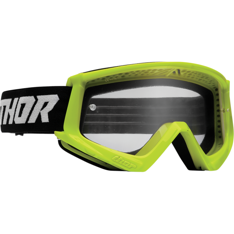 Thor Youth Combat Goggles - Flo Acid/Black