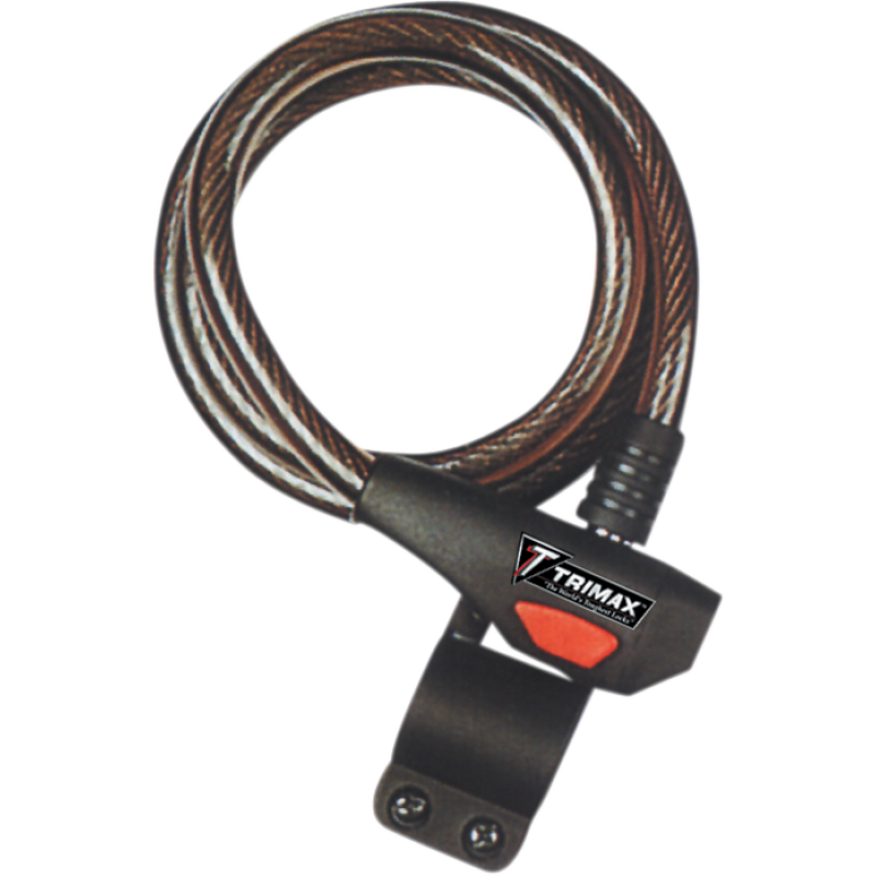 Trimaflex Coiled Cable Lock with Quick-Release, 72"