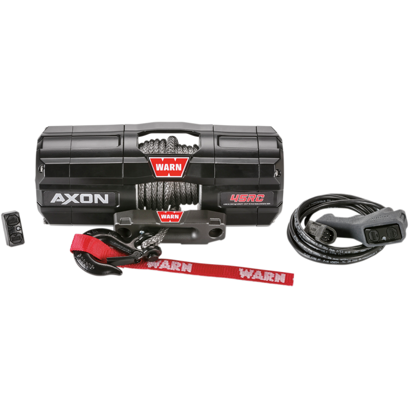 AXON 45RC winch with 27' x 1/4" synthetic rope