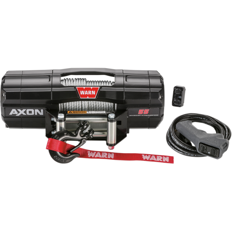 AXON 55 winch with 50' x 1/4" wire rope