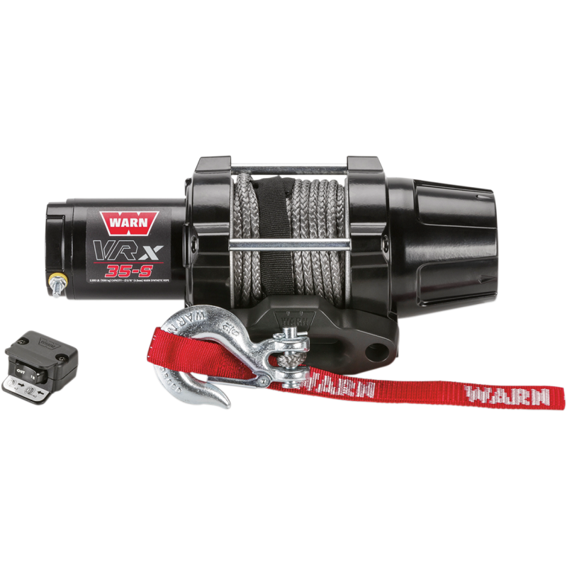 VRX 35-S winch with 50' x 7/32" synthetic rope