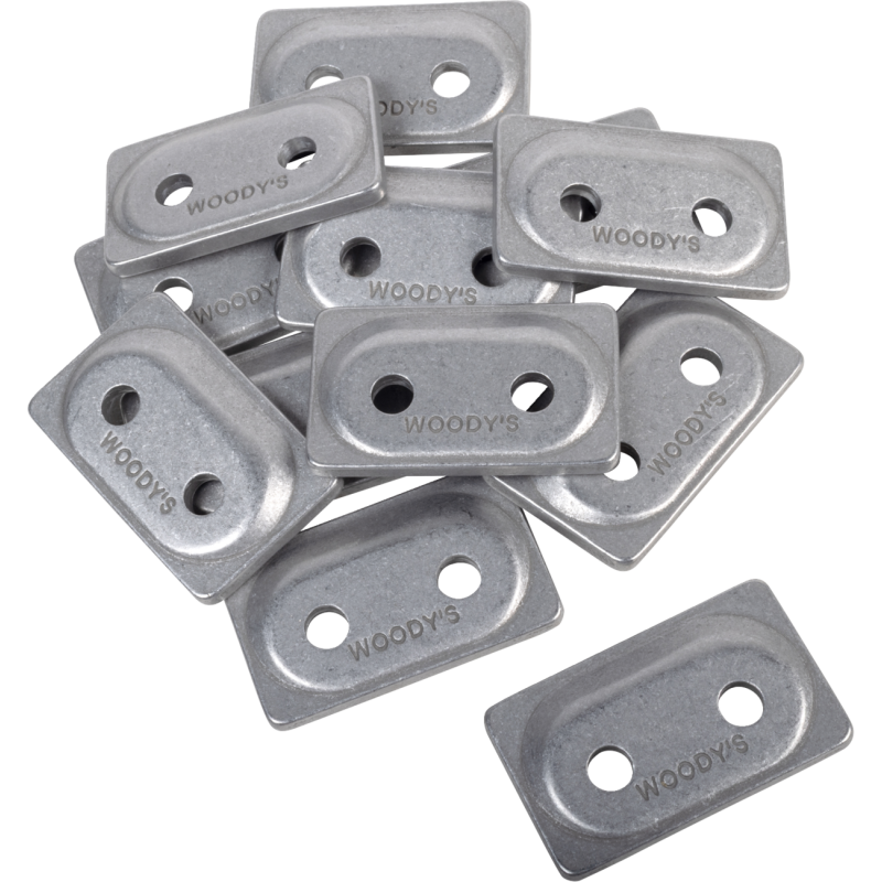Woody's Angled Double Digger Aluminum Support Plates