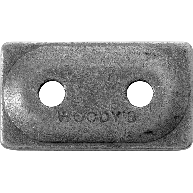 Double Digger® Aluminum Support Plate, Natural, 12 Pkg