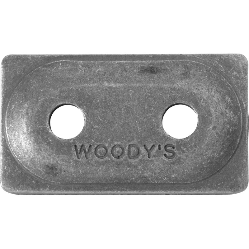 Double Digger® Aluminum Support Plate, Natural, 48 Pkg