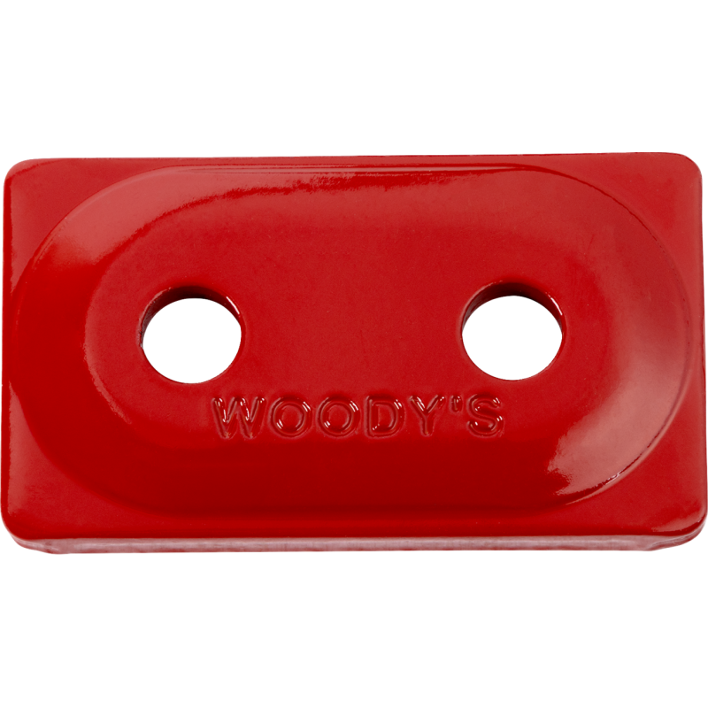 Double Digger® Aluminum Support Plate, Red, 48 Pkg
