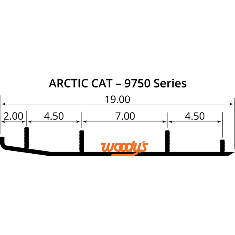 Trail Blazer Runner for Arctic Cat EXT Powder Special (composite ski) 95-98