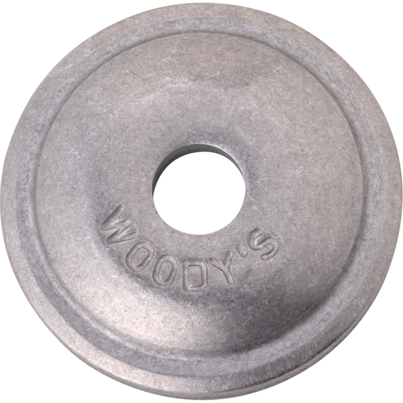 Round Digger® Aluminum Support Plate, Natural, 96 Pkg