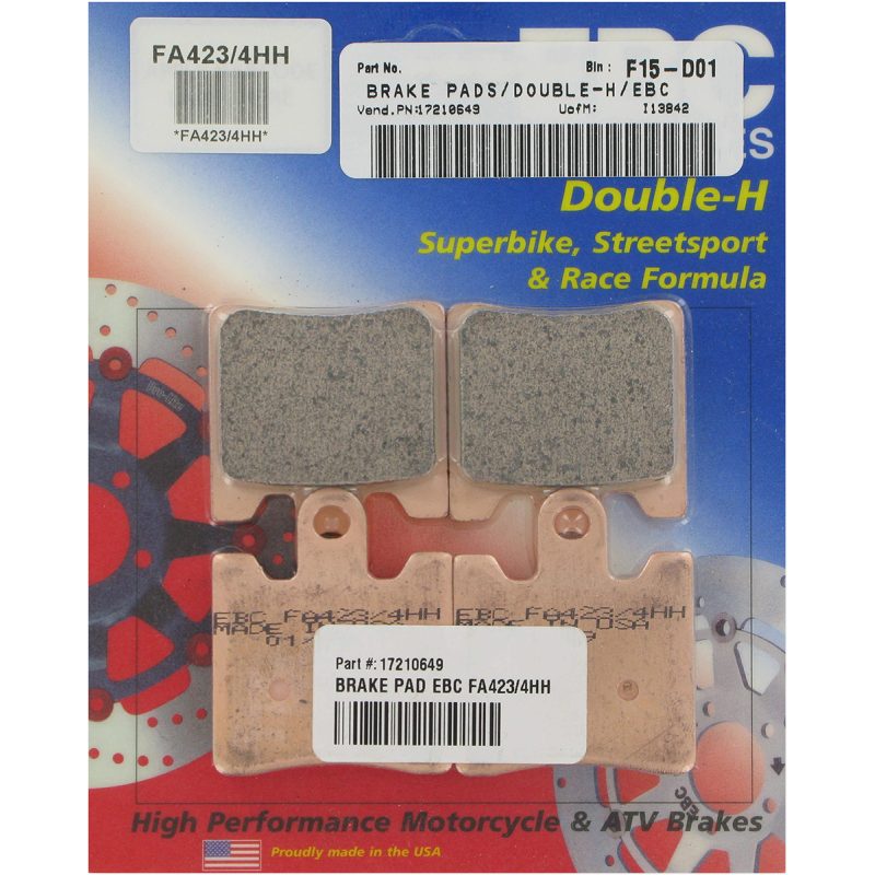 EBC Double-H Sintered Front Brake Pad 1721-0649