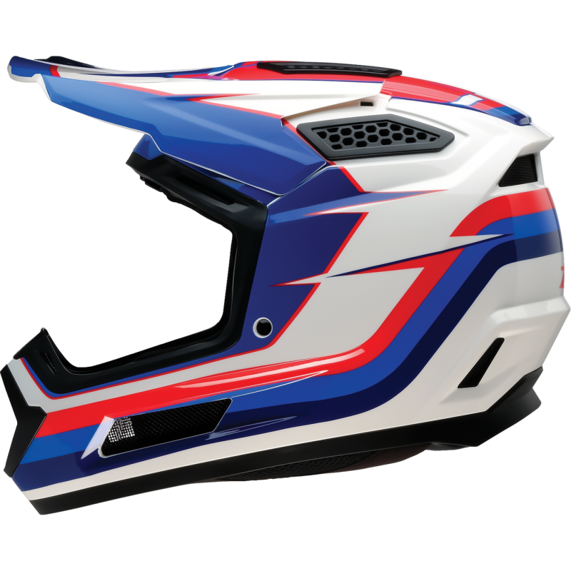 Z1R Dirtmaxx Helmet, Vortex, Red/White/Blue, L