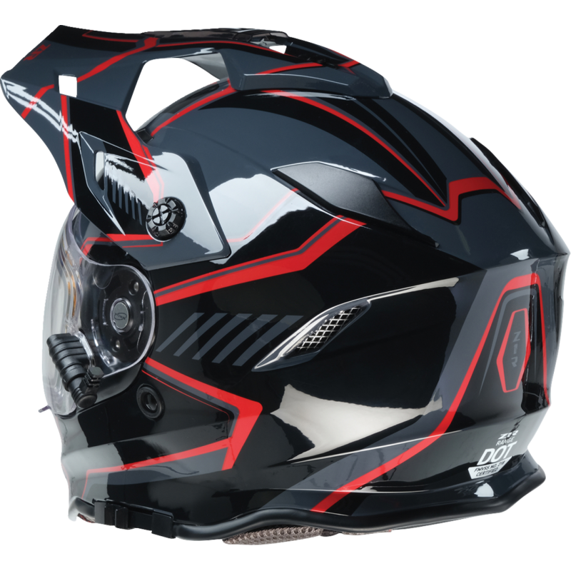 Z1R Range 2.0 Rotor Helmet, Black/Red, M