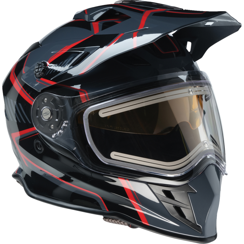 Z1R Range 2.0 Rotor Helmet, Black/Red, XL