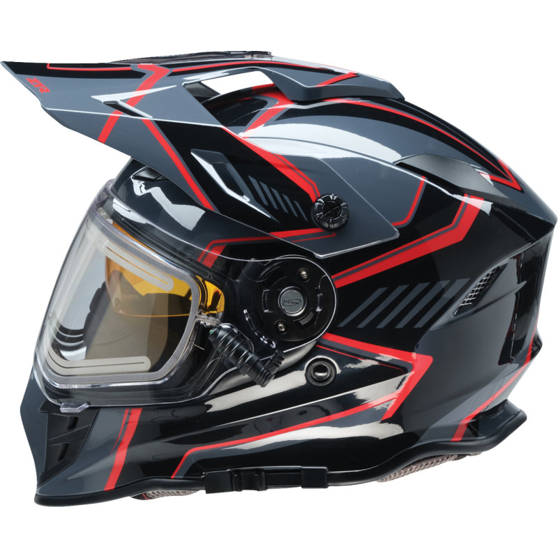 Z1R Range 2.0 Rotor Helmet, Black/Red, XL
