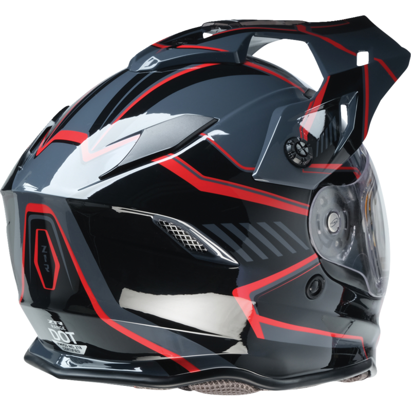 Z1R Range 2.0 Rotor Helmet, Black/Red, 2X