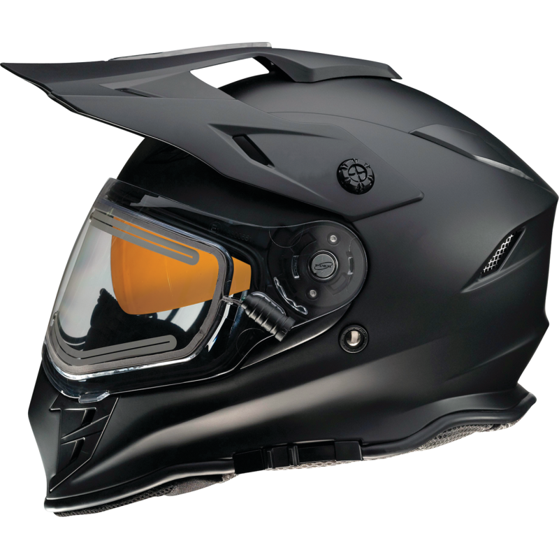 Z1R Range Snow with Electric Shield Helmet, Matte Black, S