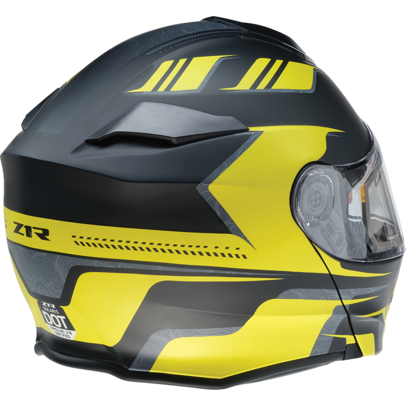 Z1R Solaris 2.0 First Tracks Helmet, Black/Hi-Viz, M