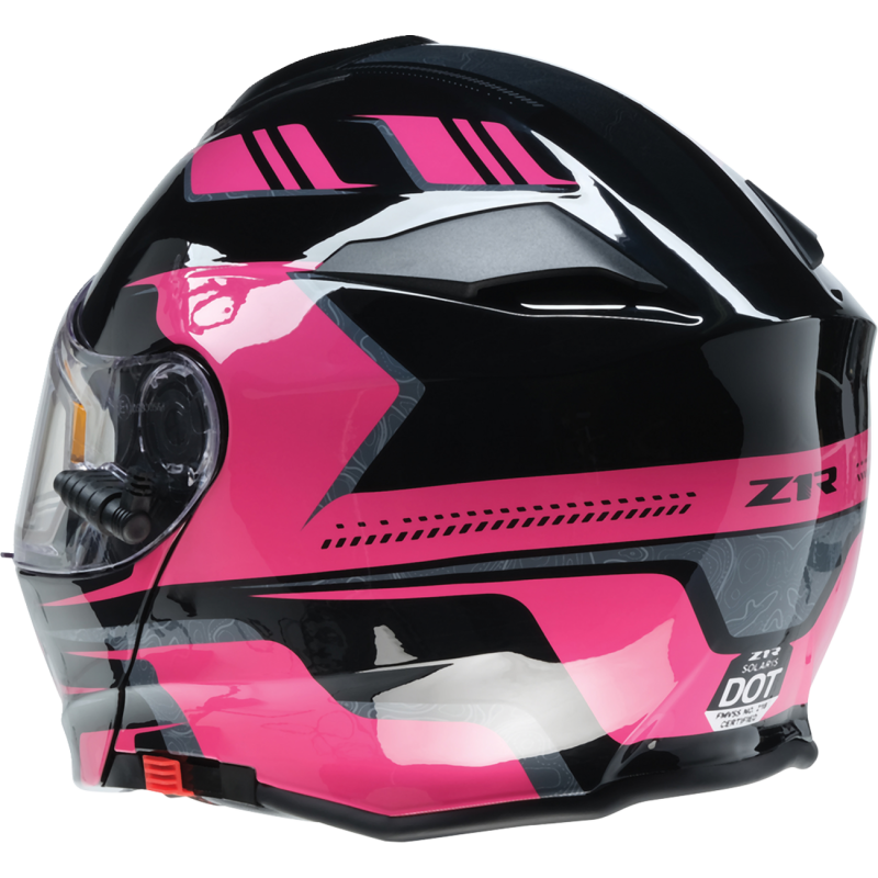 Z1R Solaris 2.0 First Tracks Helmet, Black/Pink, M