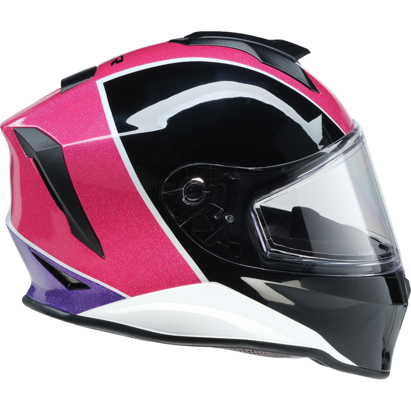Youth Warrant Snow 2.0 Helmet, Fresh Powder Pink/Purple, Size M