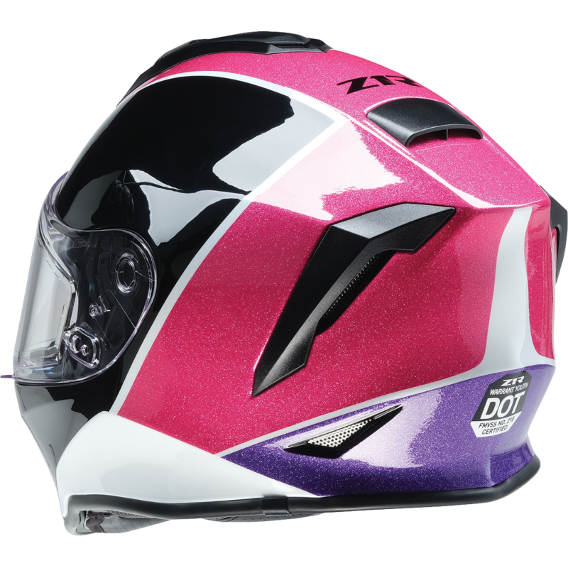 Youth Warrant Snow 2.0 Helmet, Fresh Powder Pink/Purple, Size M